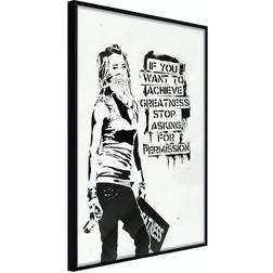 Arkiio Affisch Girl with Graffiti [Poster] 20x30 Poster